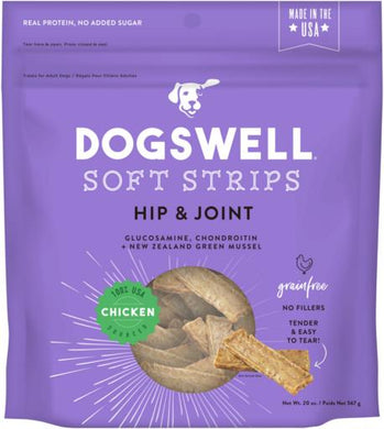 Dogswell Soft Strips Grain-Free Hip & Joint Chicken Treat