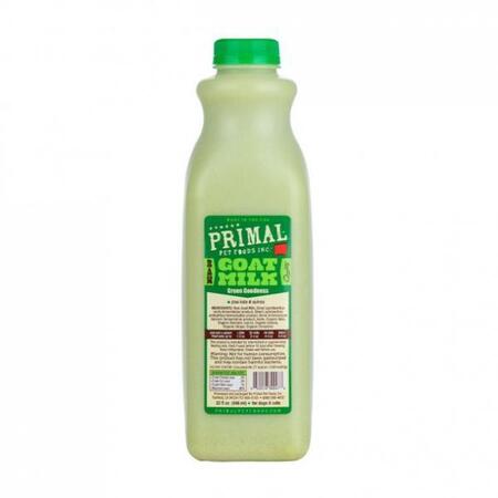 Primal Frozen Raw Goat Milk Multi Flavor Options For Dog or Cat 32oz