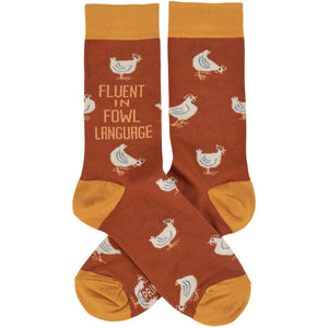 Primitives by Kathy - Fowl Language Socks