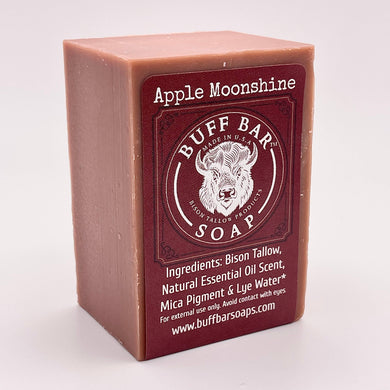 Big Crazy Buffalo - Apple Moonshine Bison Tallow Soap Bar - 4oz