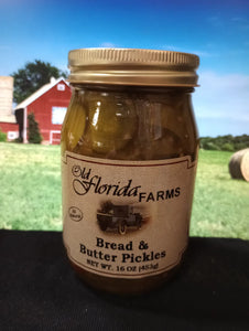 Bread & Butter Pickles Old Florida Farm