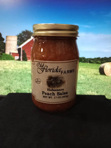 Habanero Peach Salsa Old Florida Farms