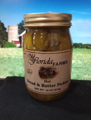 Hot Bread & Butter Pickles Old Florida Farm