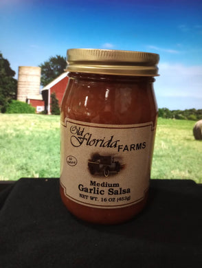 Medium Garlic Salsa Old Florida Farms