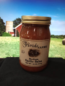 Medium Garlic Salsa Old Florida Farms