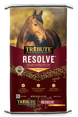 Resolve®, Pelleted, Low NSC, High Fat, High Fiber Feed 50lb bag