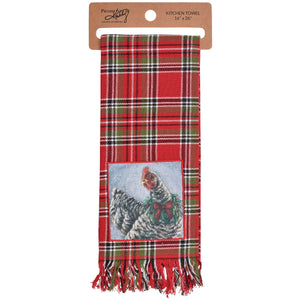 Primitives by Kathy - Christmas Chicken Kitchen Towel
