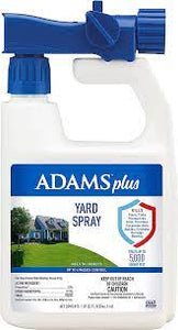 Adams Plus Yard Spray | Kills Mosquitoes, Fleas, Ticks, Ants, And Many Other Listed Nuisance Pests in Outdoor Areas | Treats Up to 5,000 Square Feet | Easy To Use Hose-End Spray | 32 Fl Oz
