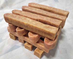 JUST Cheese Chews - Dog cheese chews.  Strawberry Himalayan Yak  Small ~2.8oz EA