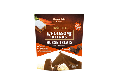 Tribute Wholesome Blend Horse Treats with Carrot Pieces, 1.5 lb bag
