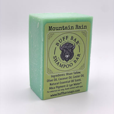 Big Crazy Buffalo - Mountain Rain Shampoo Bar Soap
