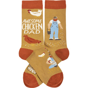 Primitives by Kathy - Awesome Chicken Dad Socks