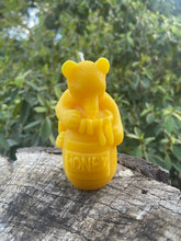 Thy Will Bee Done Apiary - Beeswax Candle, Beeswax Bear and Honey Pot Candle, Pooh Bear
