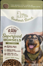 Badlands Ranch Superfood Beef Dog Food Complete Raw Coated Morsels