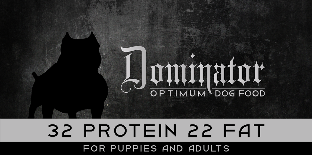 Dominator Optimum Dog Food 32/22 Adult & Puppy Formula - 20 lb Bag