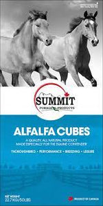 Forage All Natural Alfalfa Cubes 50# Forage Feed for Livestock