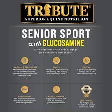Tribute Senior Sport® with Glucosamine, Textured High Fat Horse Feed 50lb