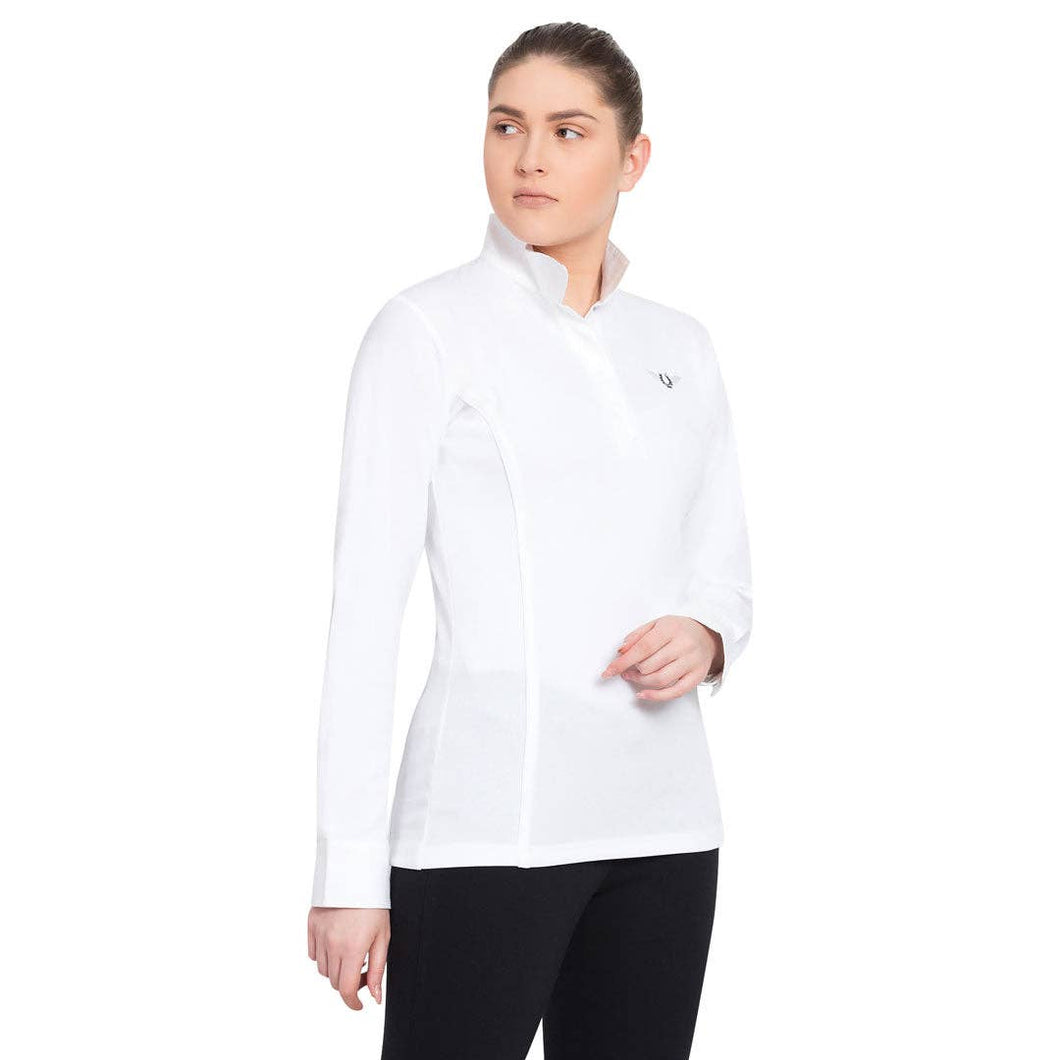 JPC Equestrian - TuffRider Ladies Kirby Kwik Dry Long Sleeve Show Shirt