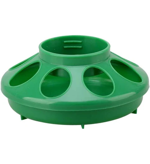 1 Quart Poultry Feeder Base Chicken Chick Feeder Multi color