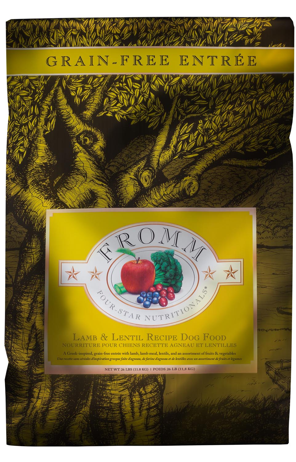 Fromm Four Star Lamb & Lentil Grain Free Dry Dog Food