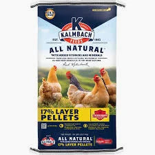 Kalmbach Feeds All Natural 17% Layer Pellets Multi Sizes