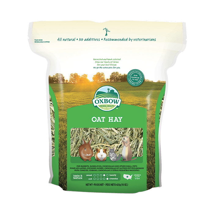 Oxbow Oat Hay Small Animal Food, 15-oz