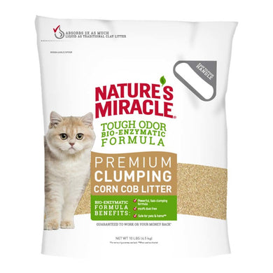 Nature's Miracle Premium Corn Cob Cat Litter /10 lb