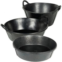 Rubber Livestock Feeding Pans Multiple Styles with or without handles