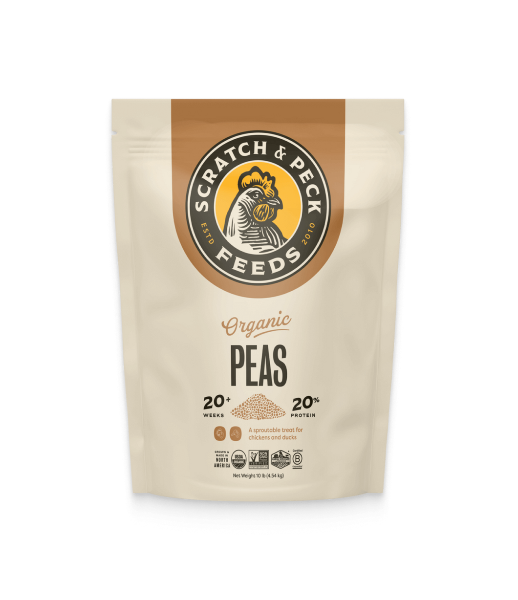 Scratch & Peck Organic Peas for Chicken & Duck 10 lb