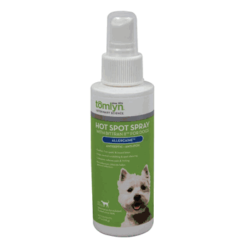 Tomlyn Allercaine Hot Spot Spray for Dogs, 4-oz bottle