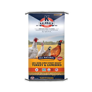 Kalmbach 28%  Start Right Turkey & Gamebird Non-GMO