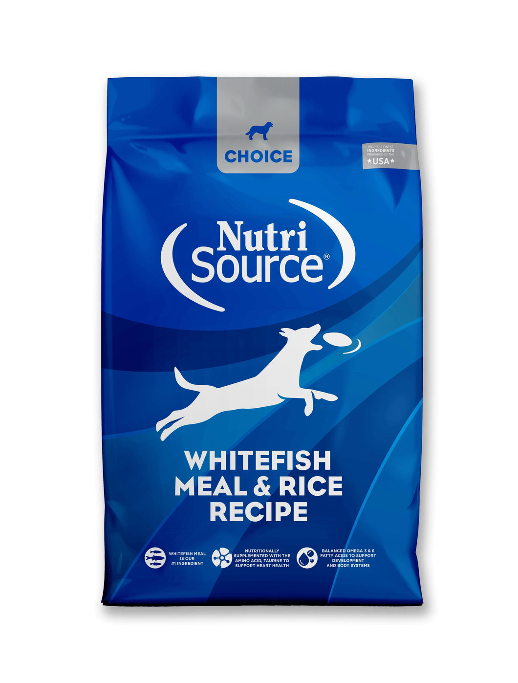 NutriSource Choice Whitefish Meal & Rice Dry Dog 40 lb bag