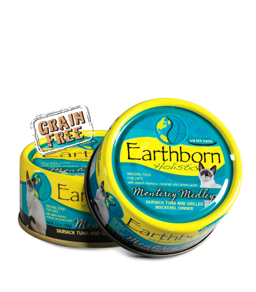 Earthborn Holistic Monterey Medley Grain-Free Natural Canned Cat & Kitten Food