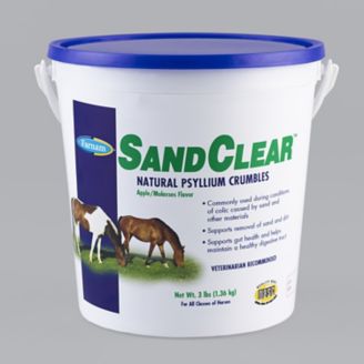 Sand Natural Psyllium Fiber Crumbles Apple/Molasses Flavor Horse Supplement