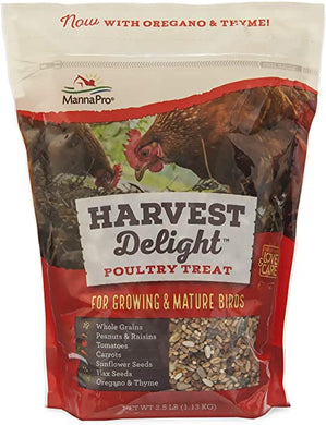 Manna Pro  Harvest Delight Poultry Treat 2.5 lb